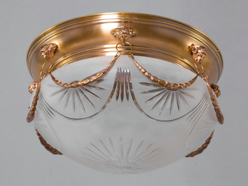 EGER - Brass ceiling light by Patinas Lighting - view 2
